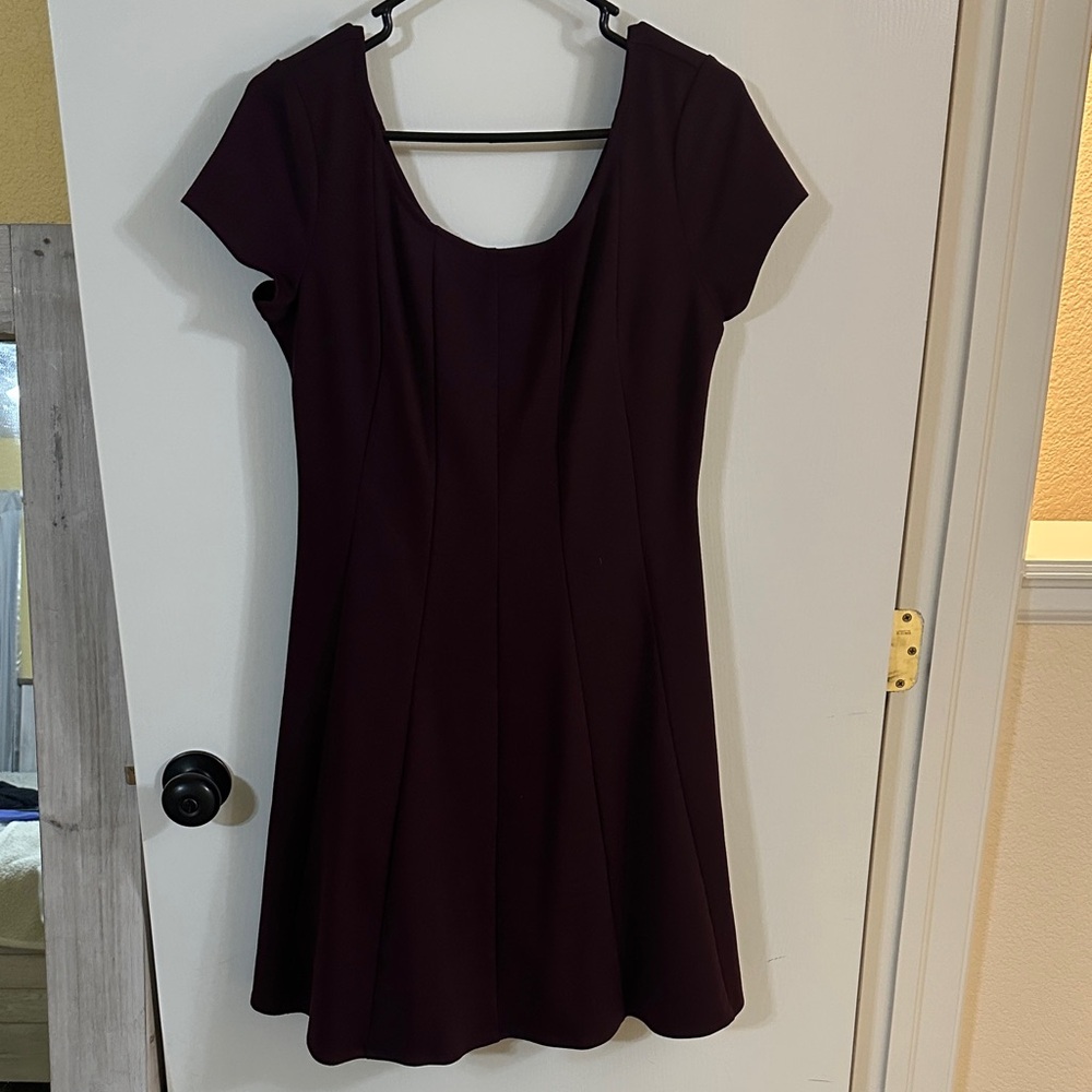 Maurices Dark Purple Midi Dress